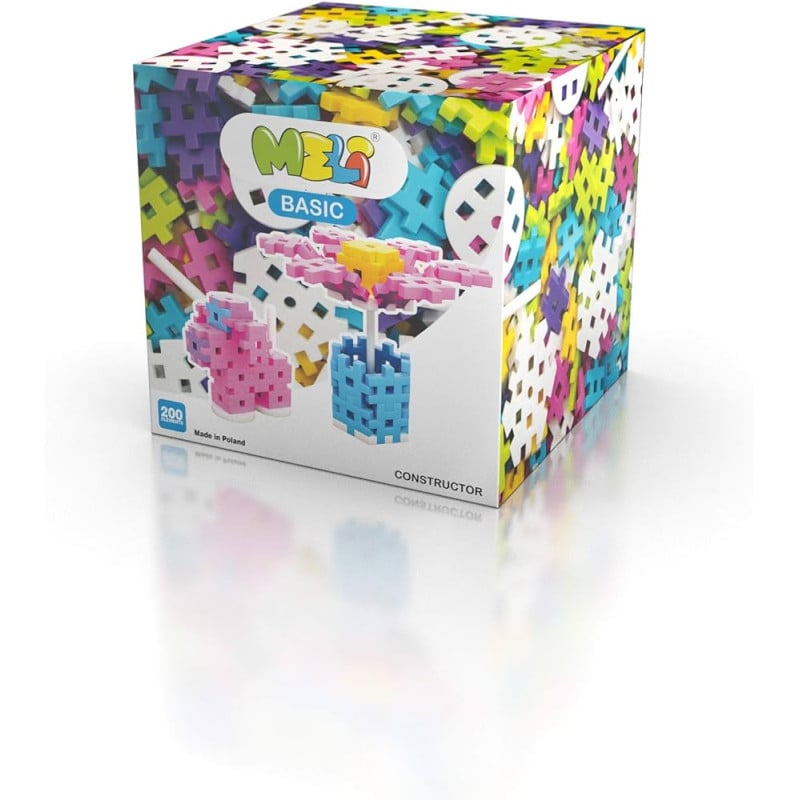 Meli basic 200 piezas pastel