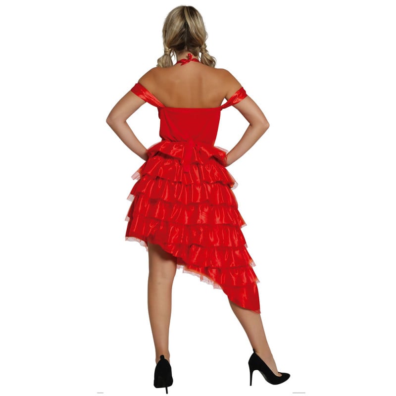 Disfraz Harley Roja Adulta Talla 38-40