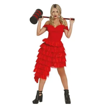 Disfraz Harley Roja Adulta Talla 42-44
