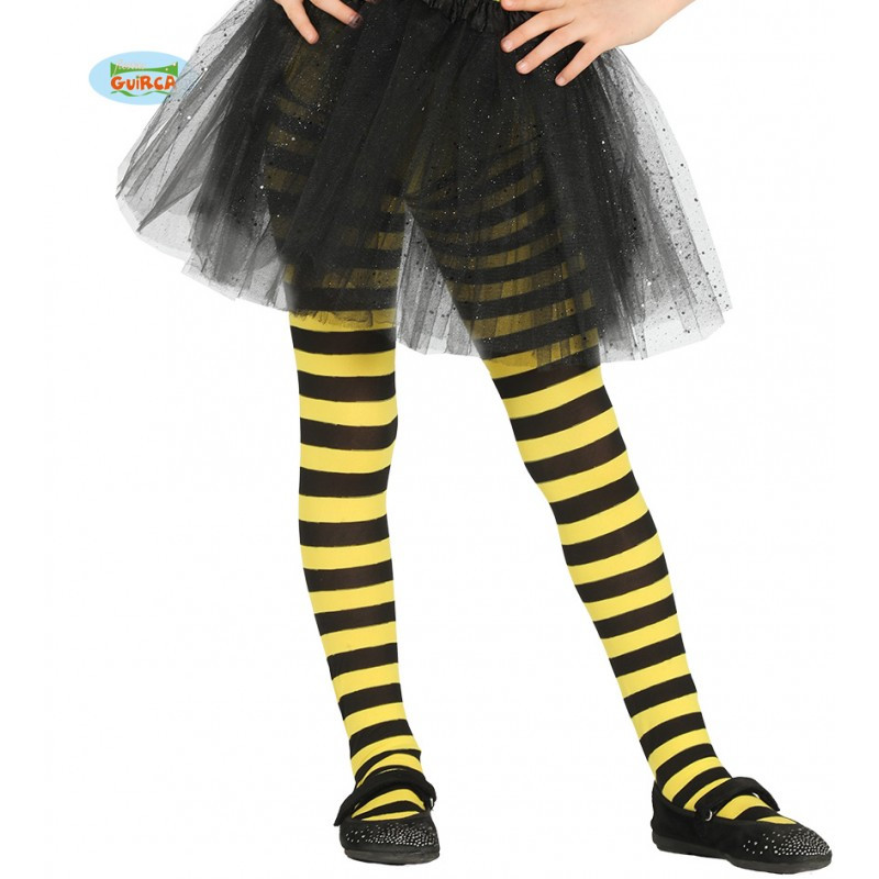 Pantys Amarillos C/Rayas Inf. T 5-9 Años