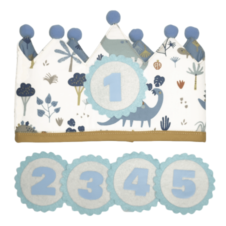 Corona Cumpleaños Dinos