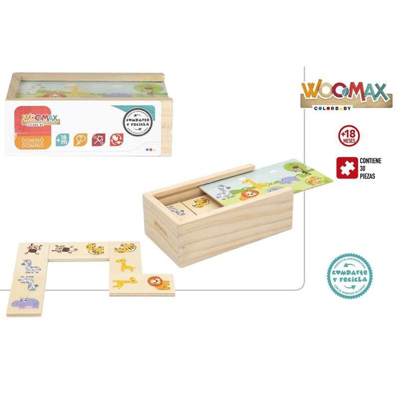 Woomax Dominó Madera Educativo