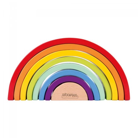 Woomax Juego Arcoiris Madera 8 Pz
