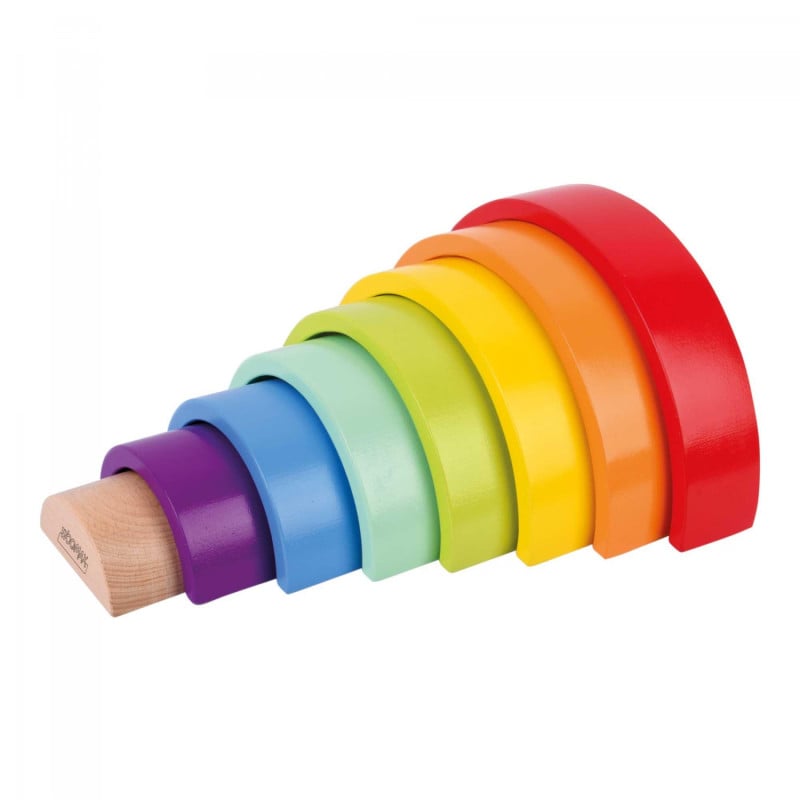 Woomax Juego Arcoiris Madera 8 Pz