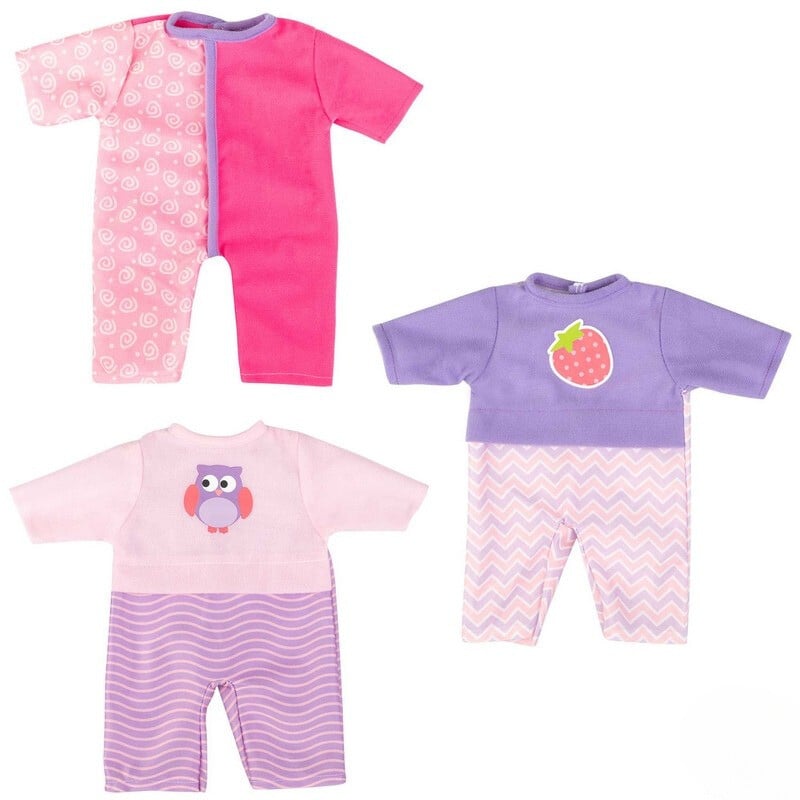 Set 3 Trajes Bebé 42 cm Colorbaby´s