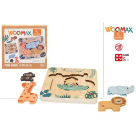 Woomax Zookabee Puzle Madera Animal