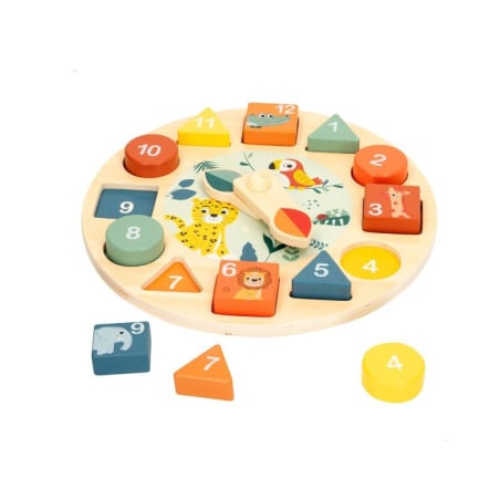 Woomax Zookabee Reloj Madera Animal