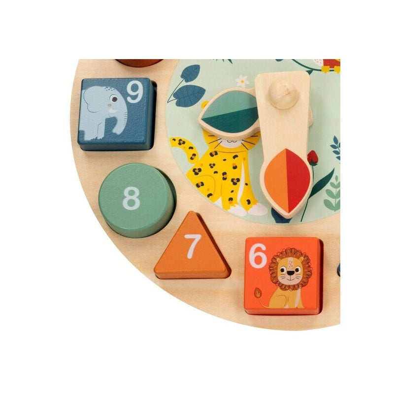 Woomax Zookabee Reloj Madera Animal