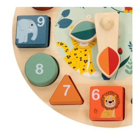 Woomax Zookabee Reloj Madera Animal