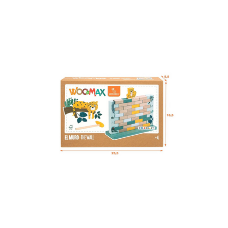 Woomax Zookabee Juego Madera Animal