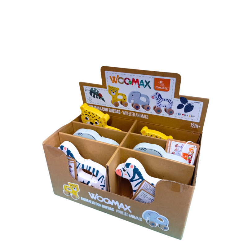 Woomax Zookabee Arrastre Madera Animal