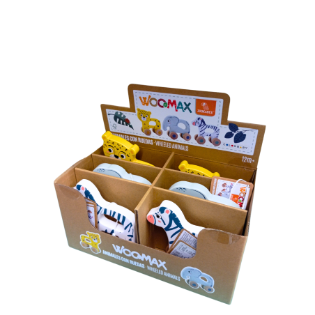 Woomax Zookabee Arrastre Madera Animal
