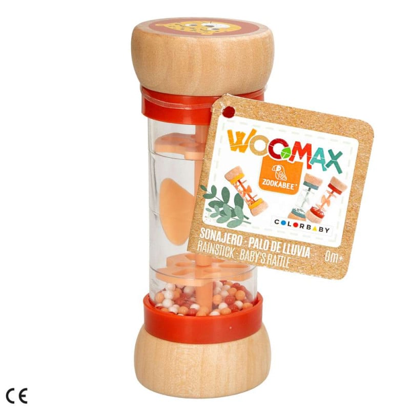 Woomax Zookabee Sonajero Bolas Madera Surtido