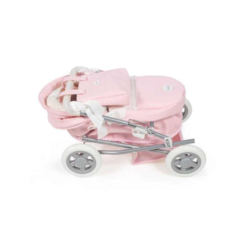 Cochecito Pequeño Charol Rosa La Nina
