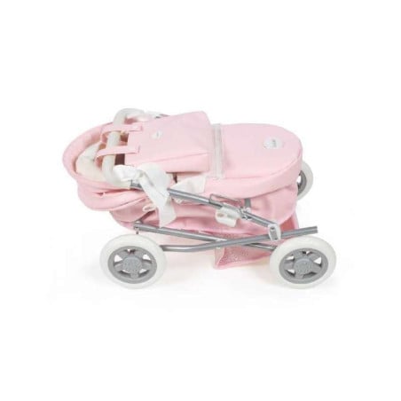 Cochecito Pequeño Charol Rosa La Nina
