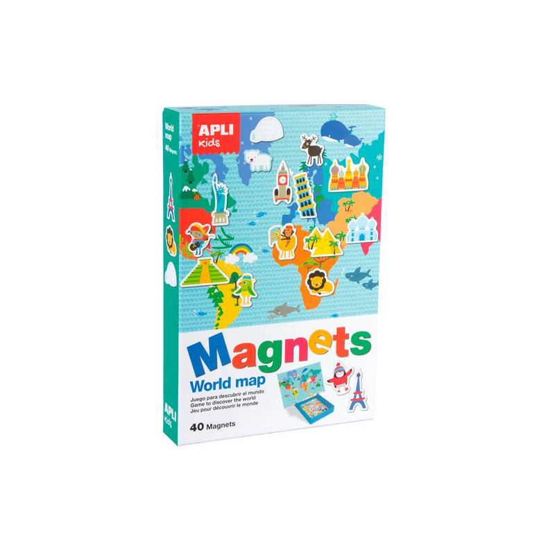 Juego Magnético Mapa Mundi