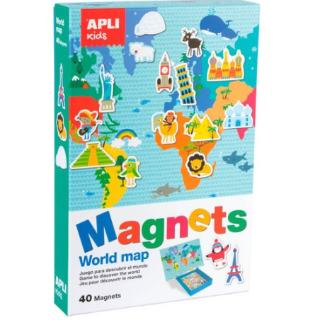 Juego Magnético Mapa Mundi