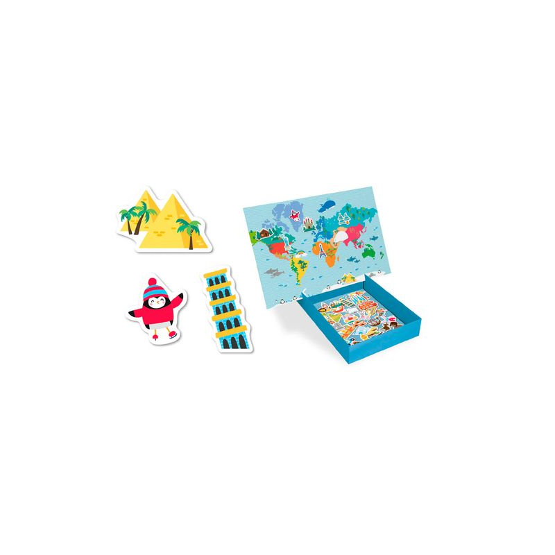 Juego Magnético Mapa Mundi