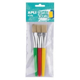 Pinceles de Punta Plana Jumbo Plástico