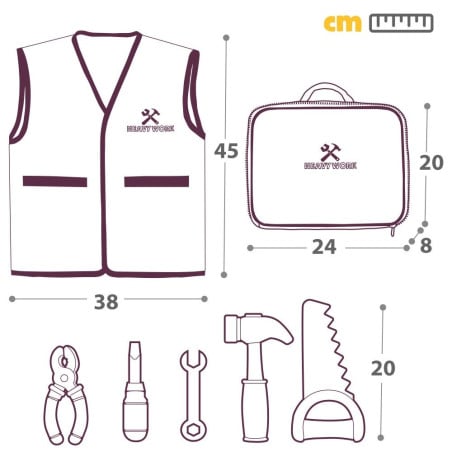 My Tools Set Ingeniero Con Maletín