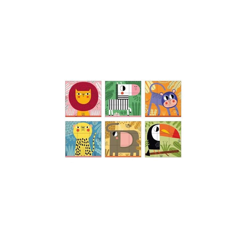 9 Cubos Animales Bosque