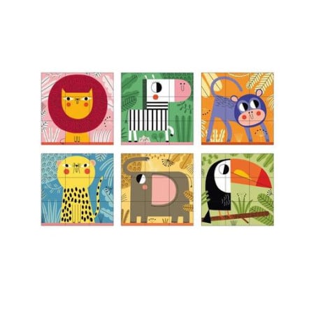 9 Cubos Animales Bosque