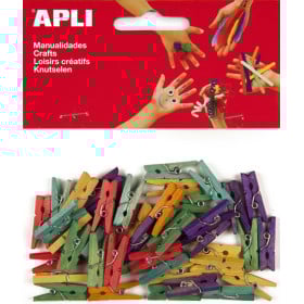 Bolsa Mini Pinzas Colores