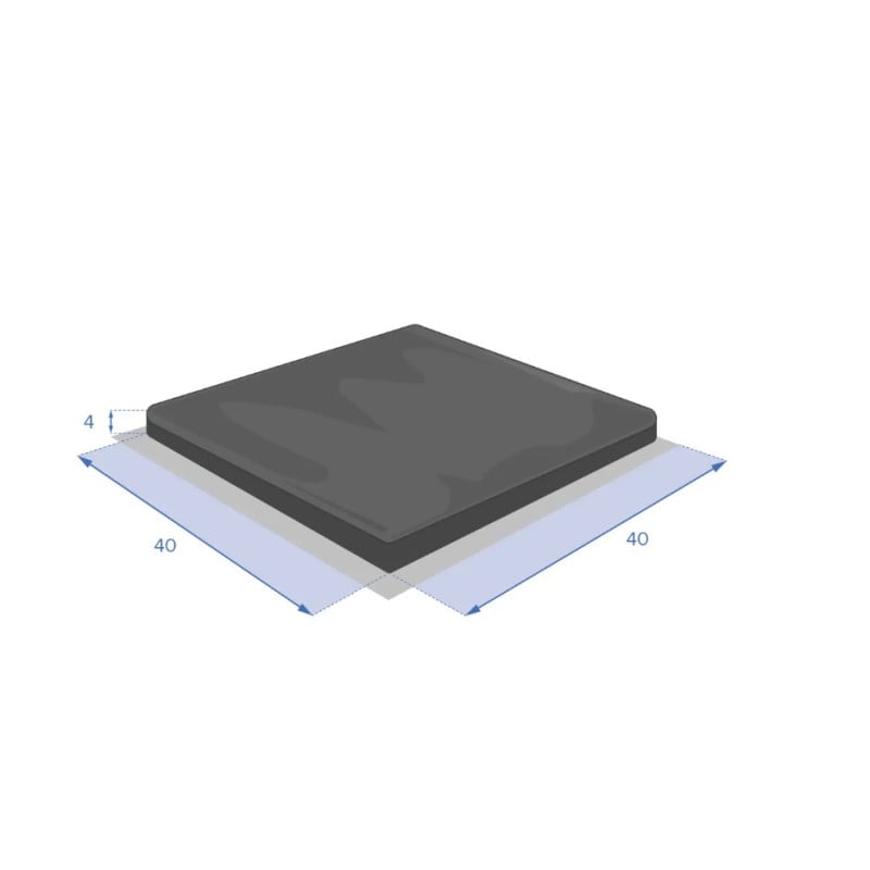 Cojín Silla Velcro Topo Korai 40x40 cm