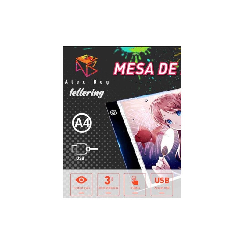 Mesa Luz LED A4 Pad Artist