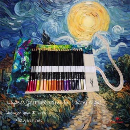 Estuche Enrollable 24 Lápices Premium