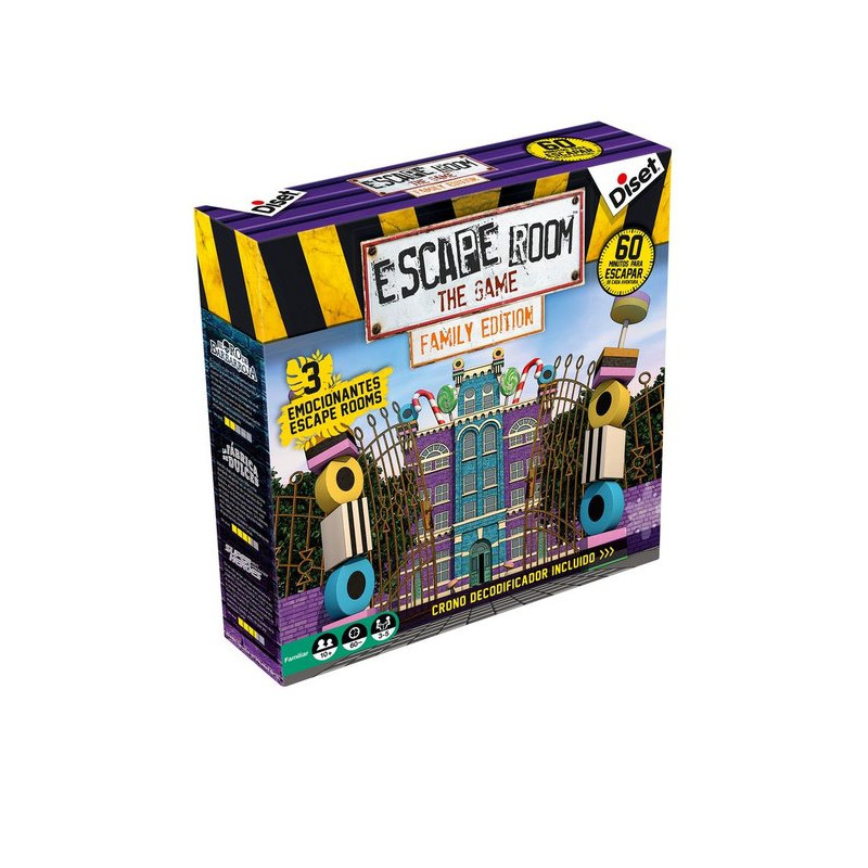 Diset - Escape Room Family Edition - Juego de mesa, Juegos Adultos