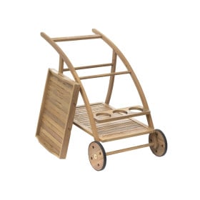 Camarera De Acacia Con Ruedas Tiwi 2
