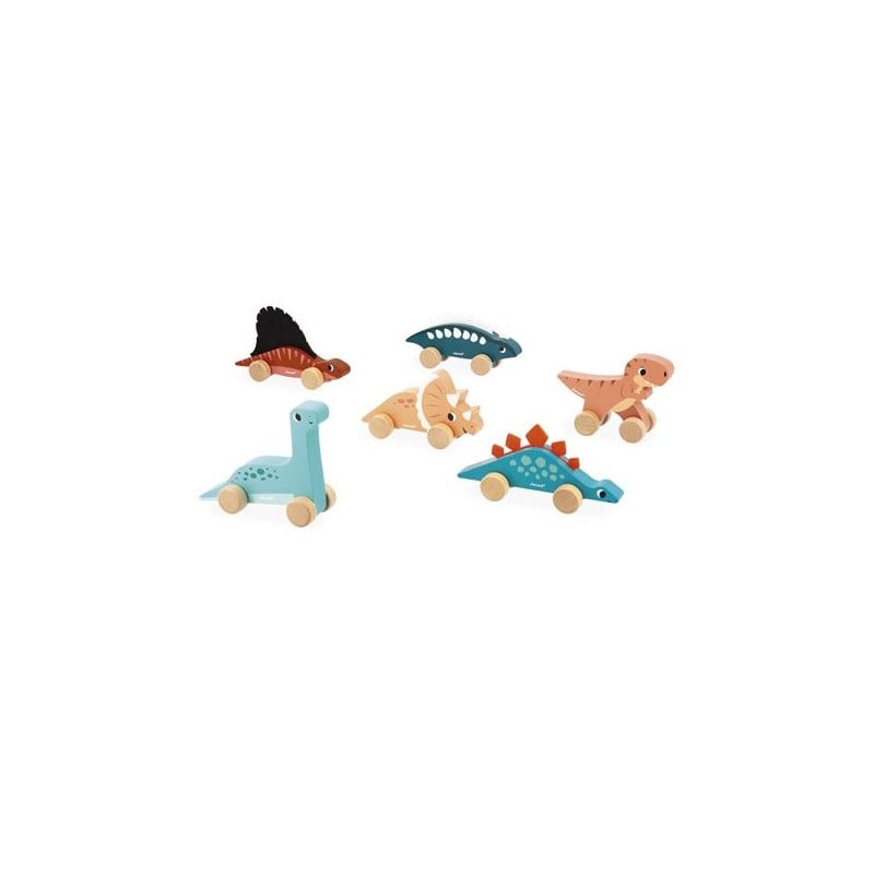 Dinosaurio de Madera para Empujar