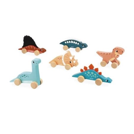 Dinosaurio de Madera para Empujar