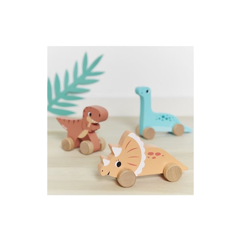 Dinosaurio de Madera para Empujar