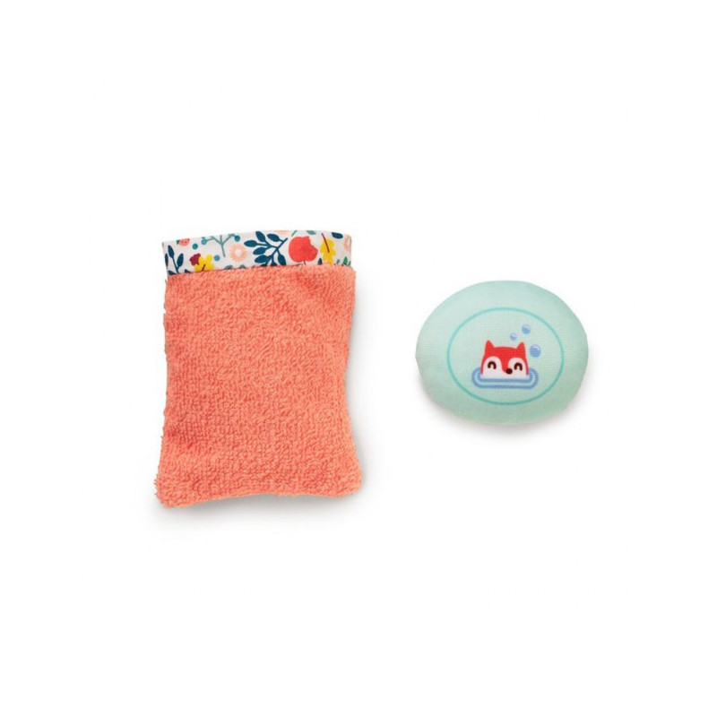Set de Baño Muñeco Flores