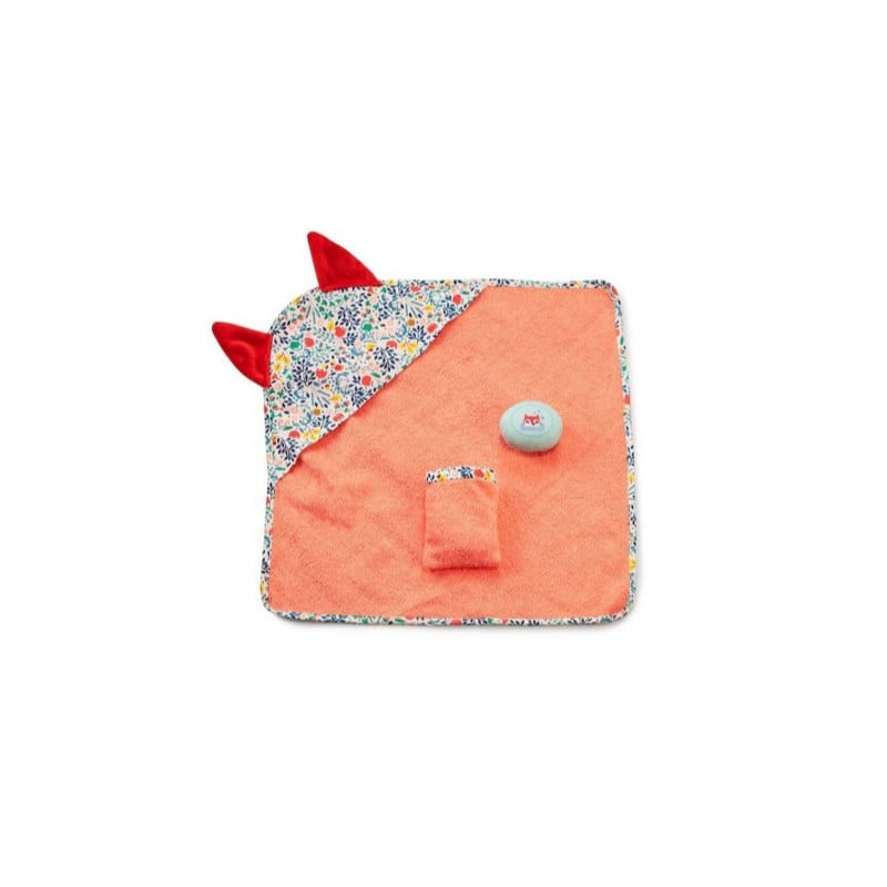 Set de Baño Muñeco Flores