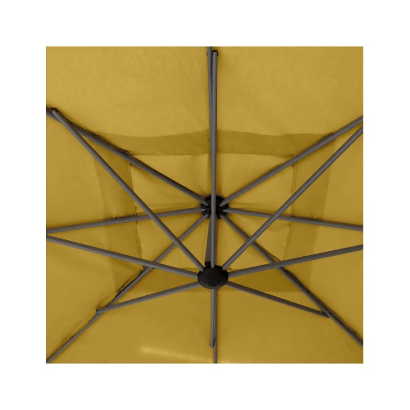 Parasol Excéntrico Mostaza Manoa