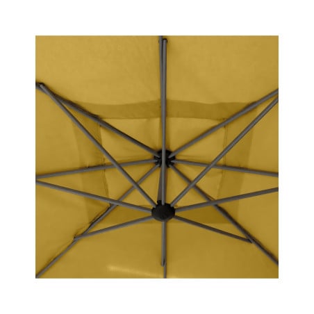 Parasol Excéntrico Mostaza Manoa