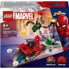 Persecución en moto: Spiderman VS Doc Ock LEGO Marvel
