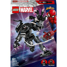 Armadura Robótica de Venom VS Miles LEGO Marvel