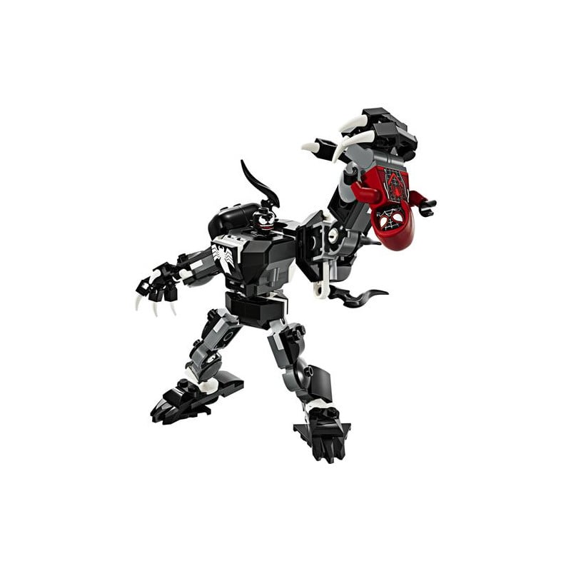 Armadura Robótica de Venom VS Miles LEGO Marvel