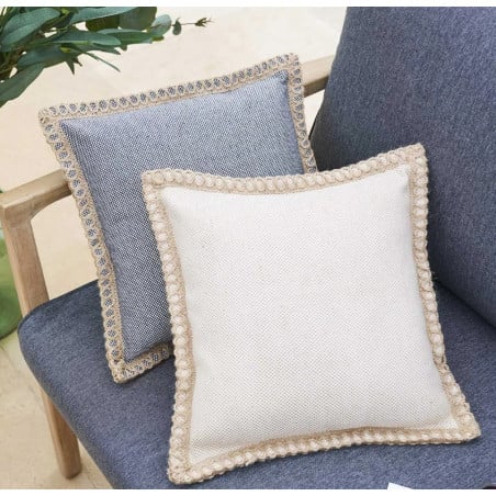 Cojín Jacquard Yute Jorgia 40x40 Cm