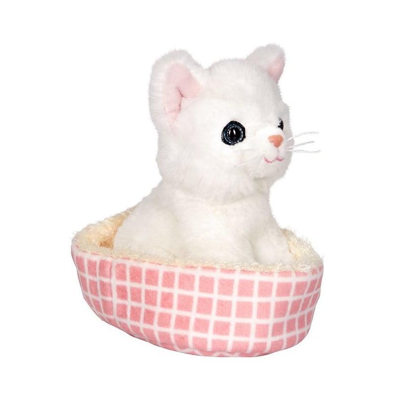 Peluche Gato Milly En Cesta