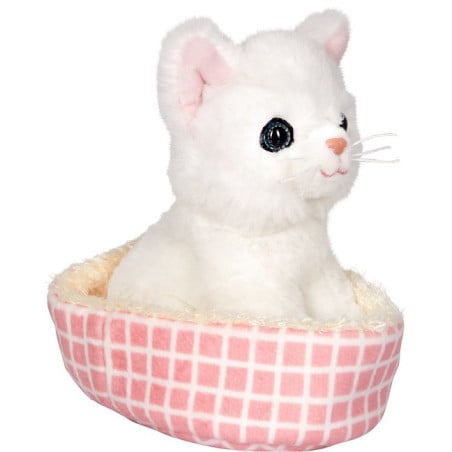 Peluche Gato Milly En Cesta