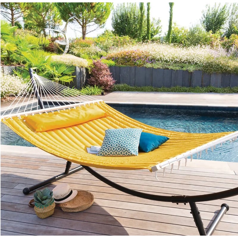 Hamaca Akio Acolchada Amarilla