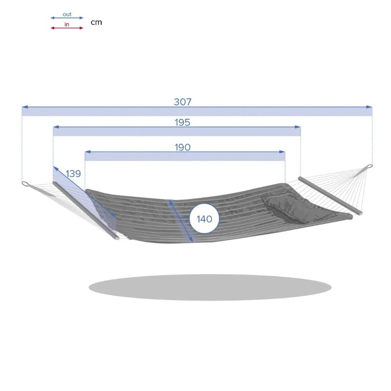 Hamaca Akio Acolchada Amarilla