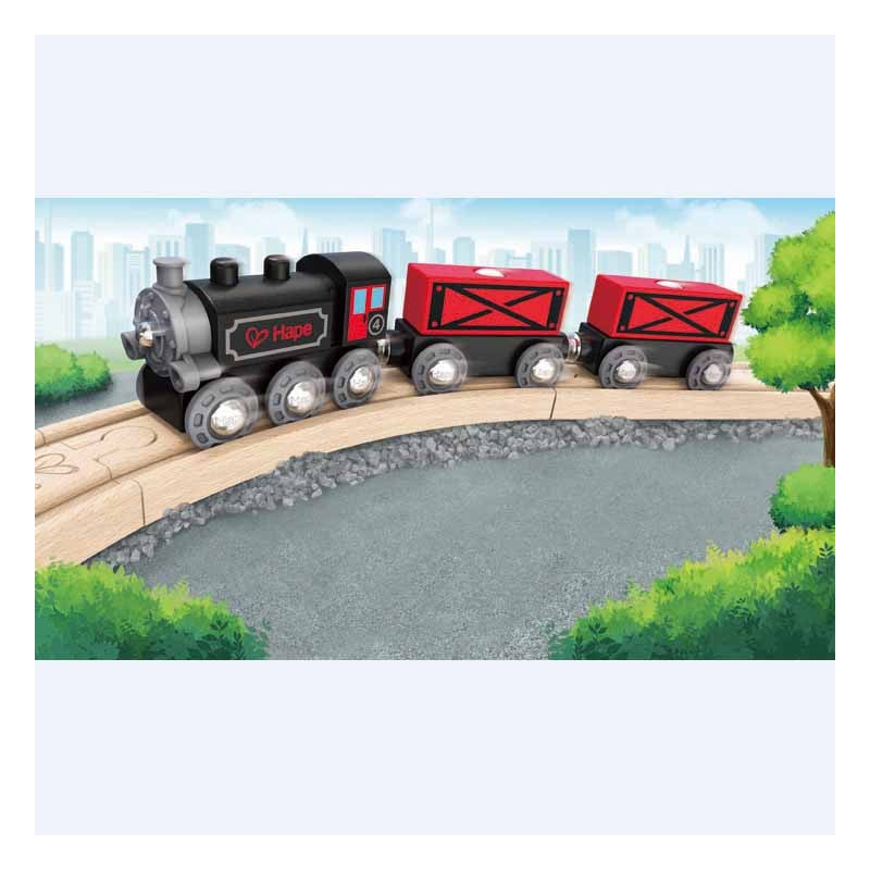 Tren De Mercancias De Vapor