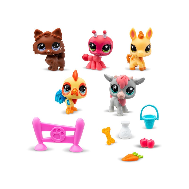 Pack De 5 Littlest Pet Shop Collector Set