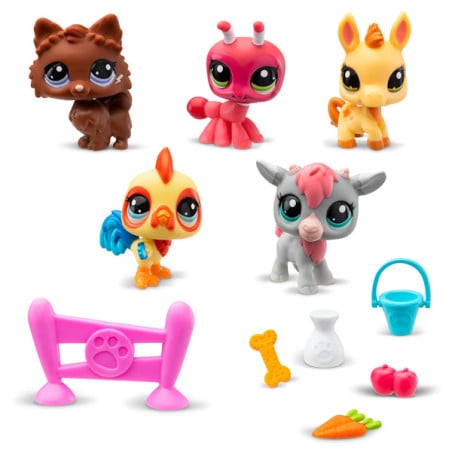 Pack De 5 Littlest Pet Shop Collector Set
